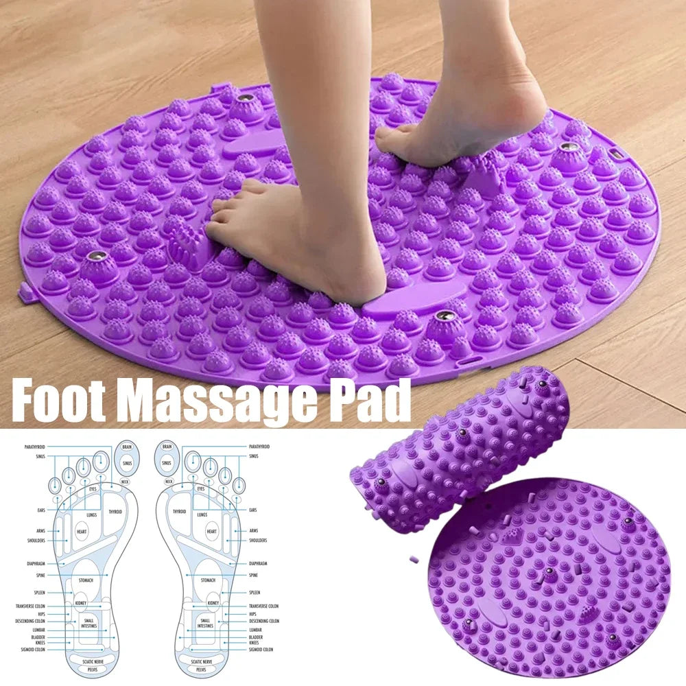 Magnetisches, platzsparendes Akupressur-Fußmassagekissen