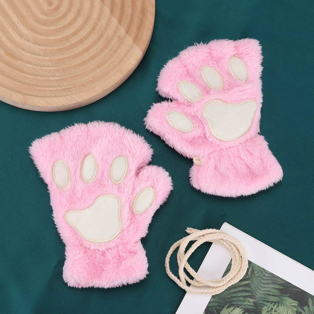 Bequeme weiche fingerlose Pfotenhandschuhe