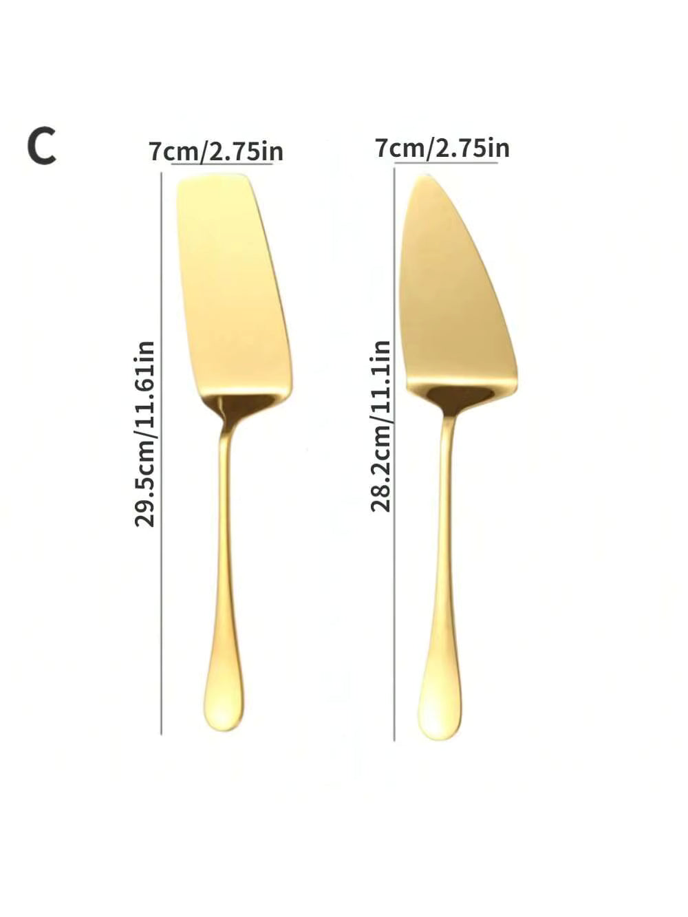 Elegantes Küchenutensilien-Set aus Edelstahl mit Goldfinish (6 Teile)