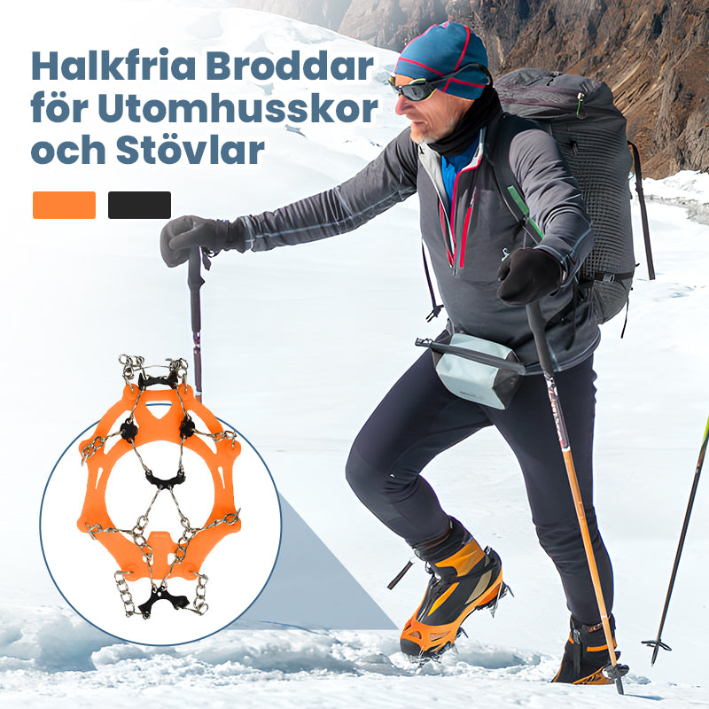 GlacierGrip Sko Spikes med Skridsikring — Trygge Skridt Hver Vinter
