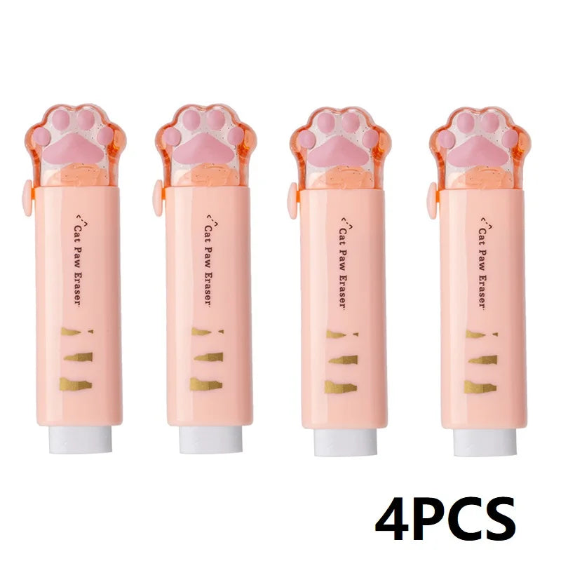 Lavrest Kawaii Fodformede Gummi Viskelædere (4-Pak)