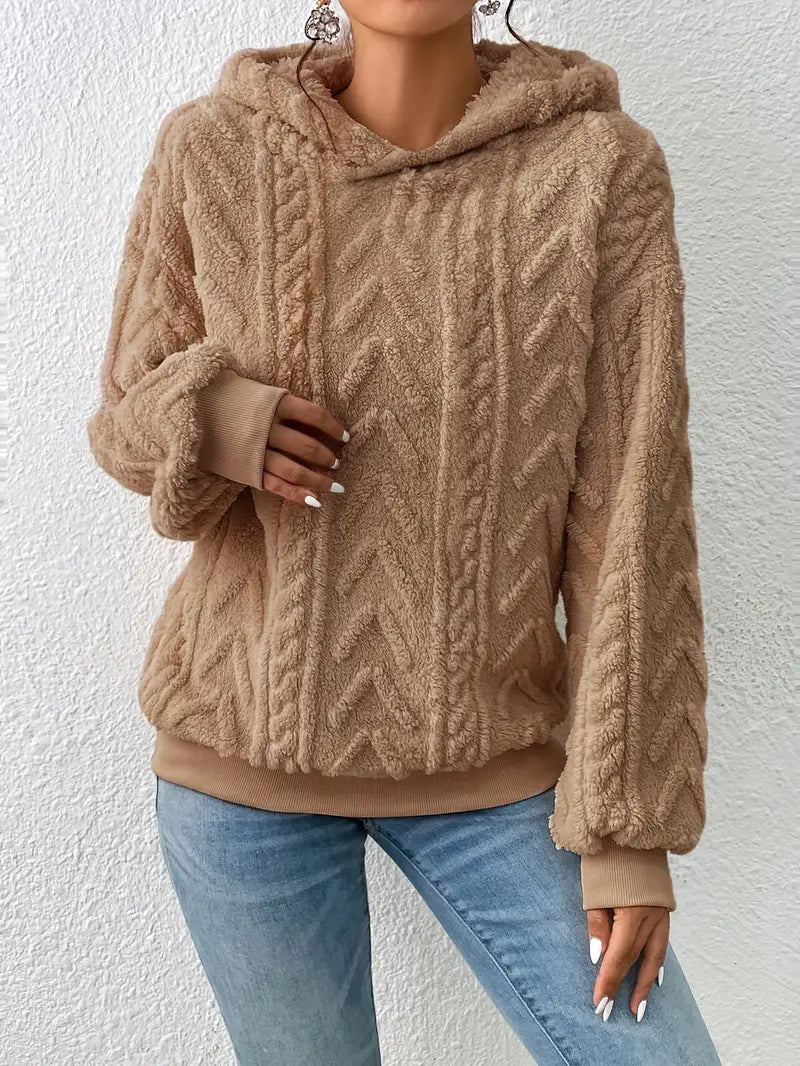 CozyLux - Kapuzenpullover mit einem Hauch von Samt | Luxuriöser Komfort und Wärme