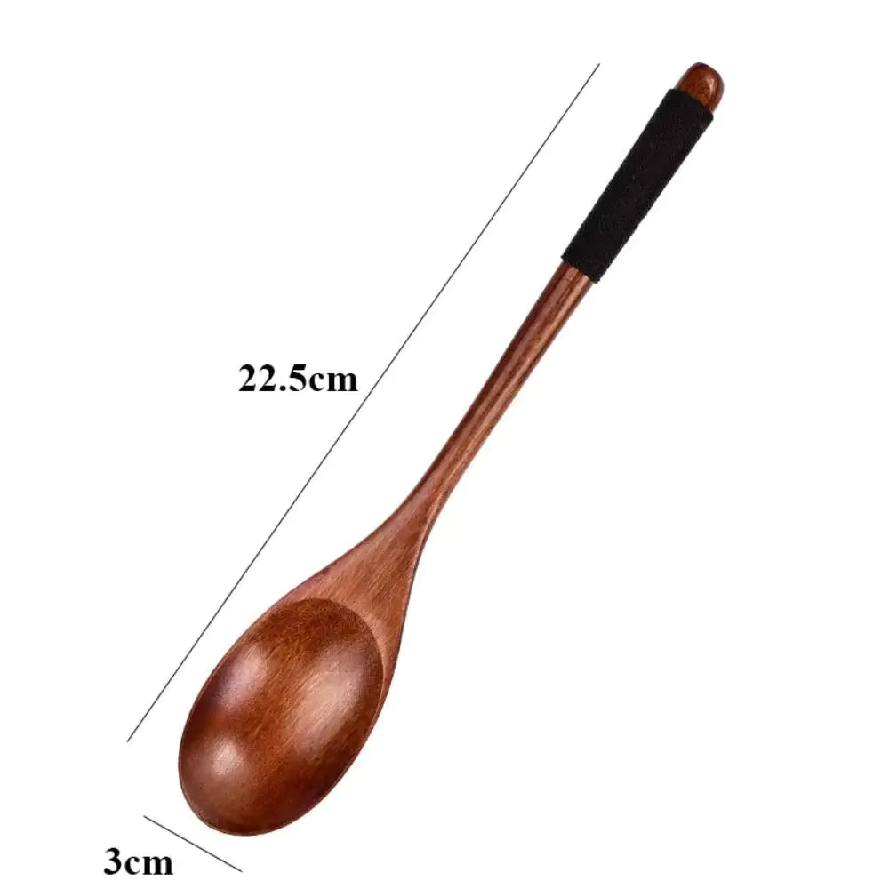 Leichter und langlebiger Holzlöffel und -gabel