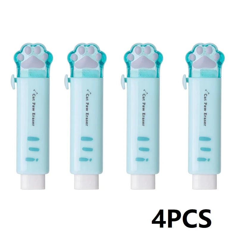 Lavrest Kawaii Fodformede Gummi Viskelædere (4-Pak)