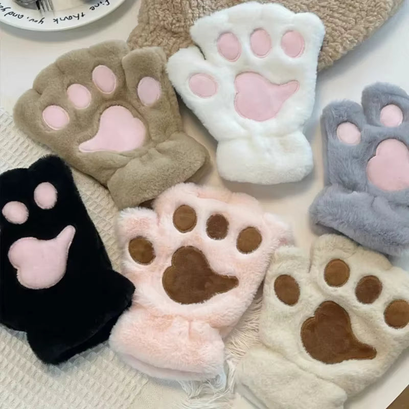 Bequeme weiche fingerlose Pfotenhandschuhe