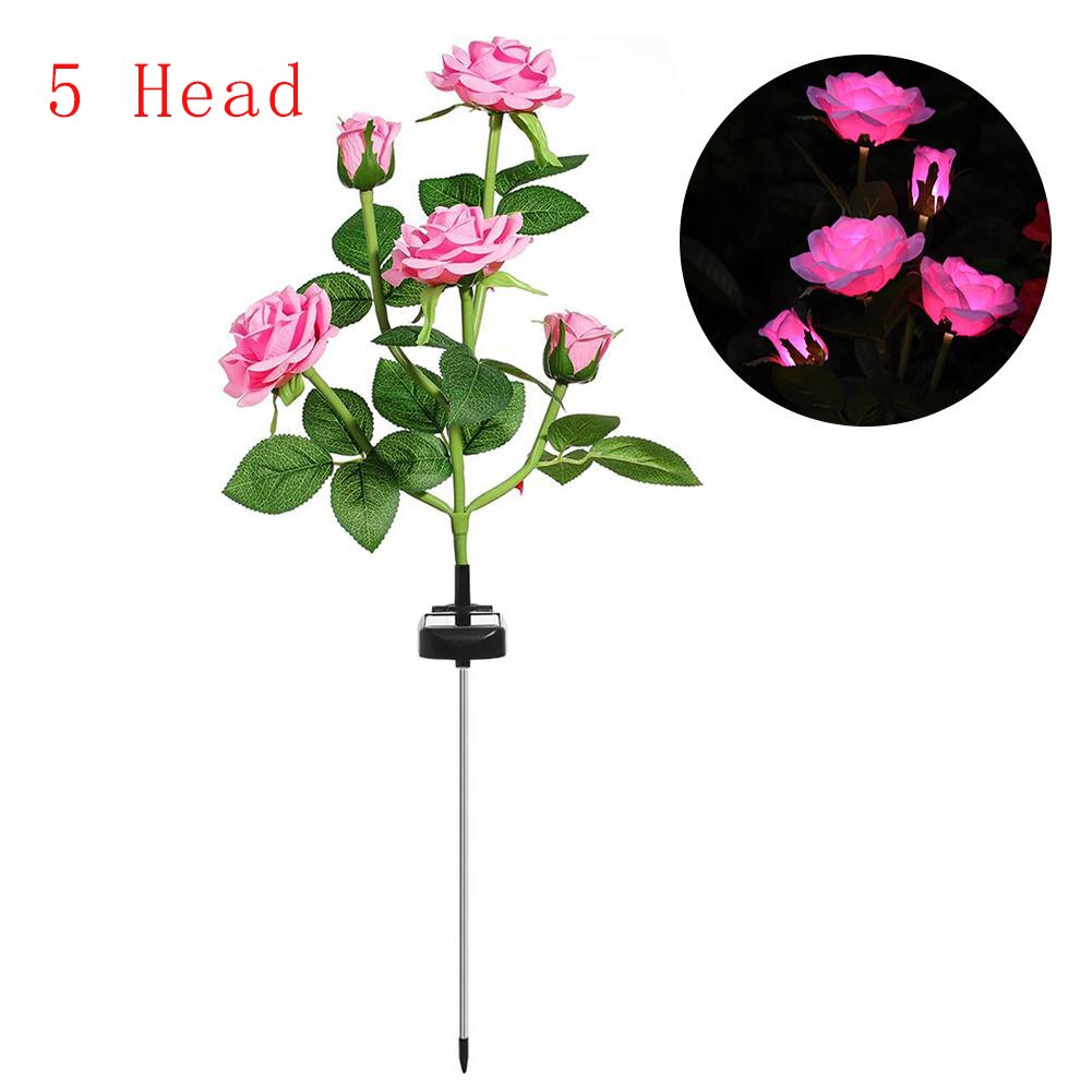 LumiRose - Solar LED Rosenblüten-Nachtlampe für den Garten