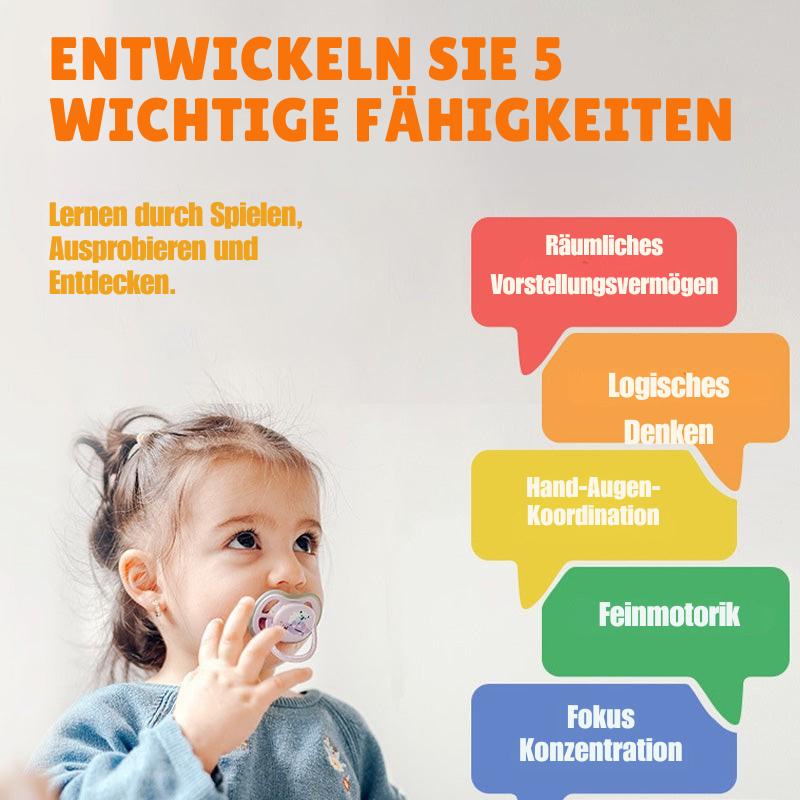 BrainCraft Builders Magnetisches Puzzle — Entfache sofort die Fantasie