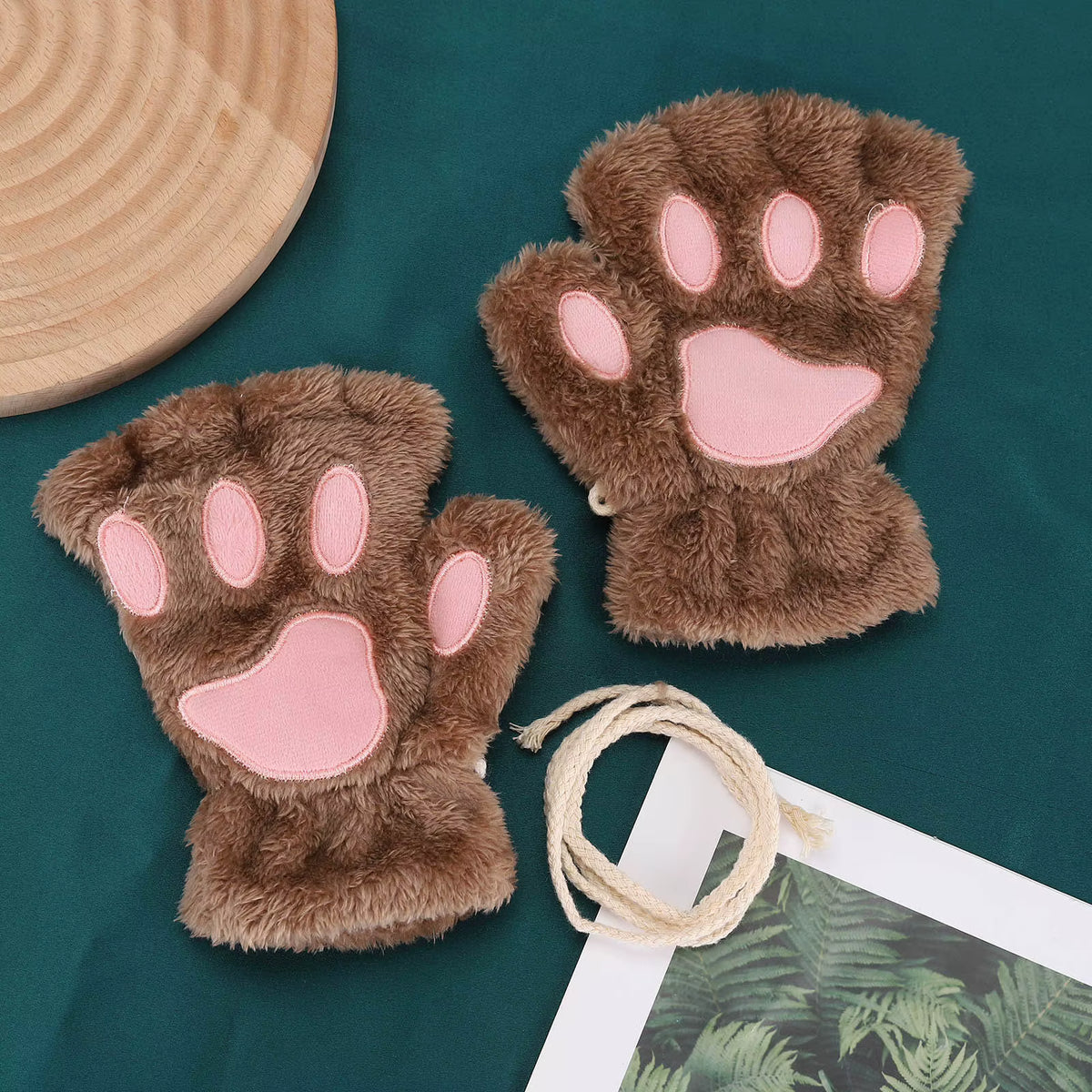 Bequeme weiche fingerlose Pfotenhandschuhe