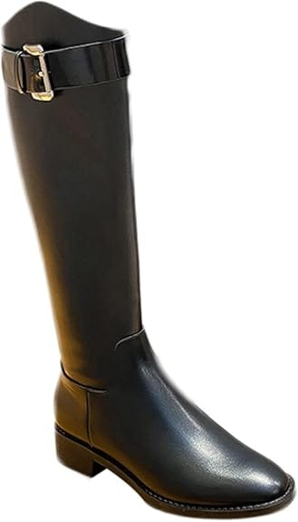 Zafrina - Hohe Stiefel mit Riemen | Eleganter Komfort an kalten Tagen