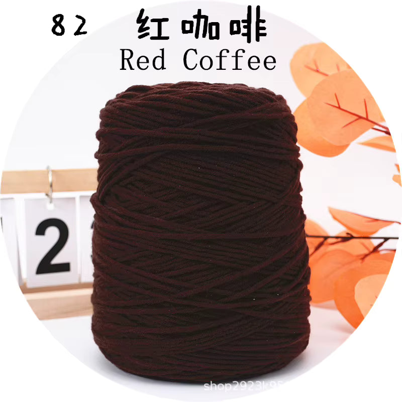 Holdbar 8-trådet flerfarvet tufting garn (400g)