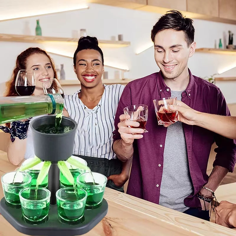 Hurtig Hældende Roterende 6-Skud Dispenser