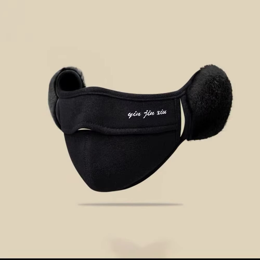 Winddichte und staubdichte Ohrenwärmermaske aus Thermofleece