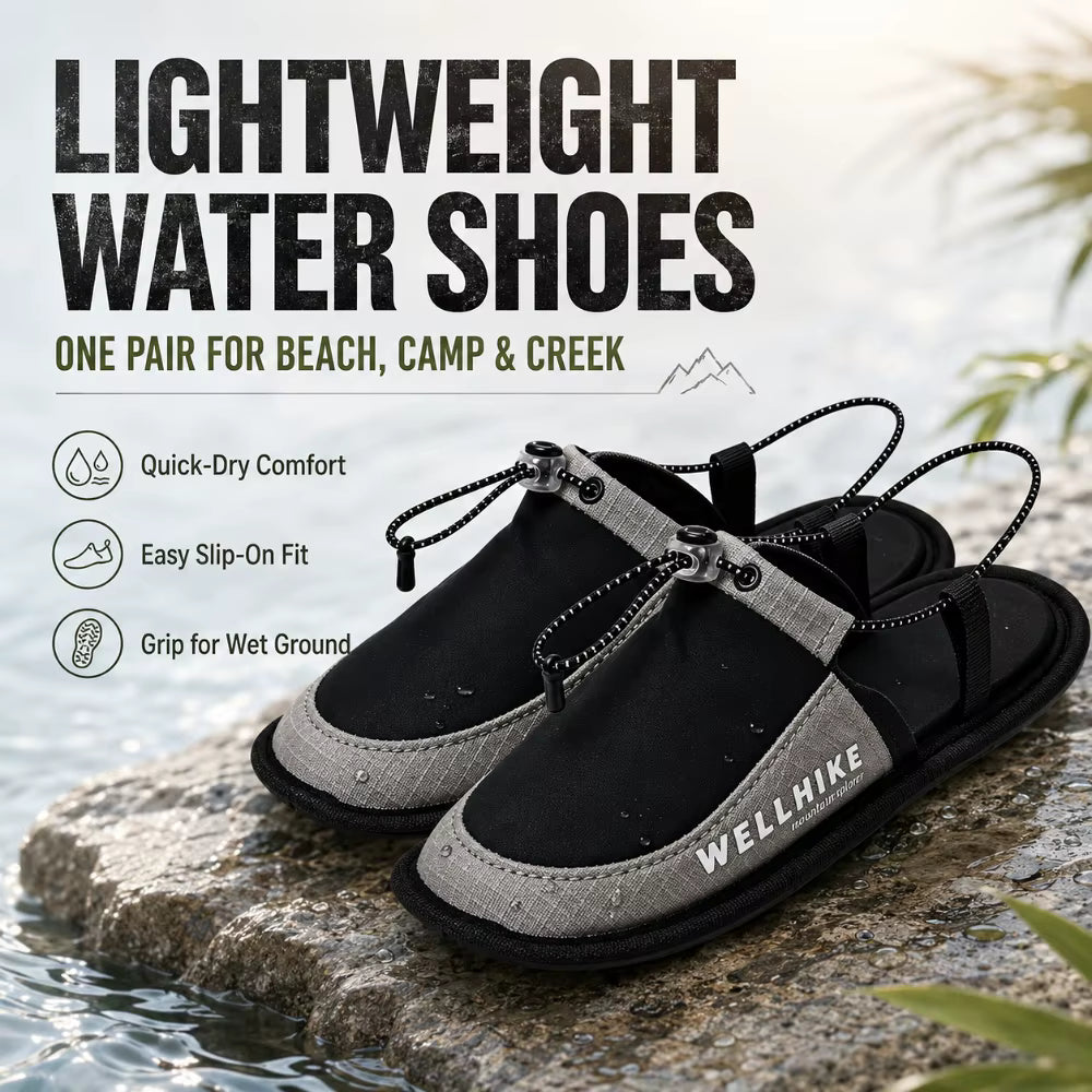 Schnelltrocknende, faltbare Wasserschuhe