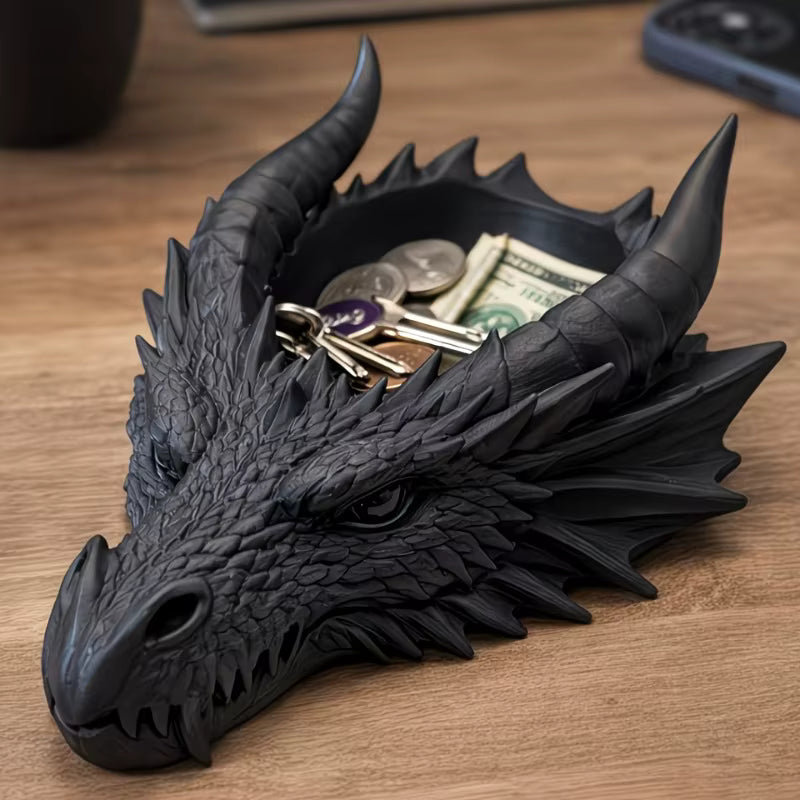Gotischer Drachen-Schmuckorganizer für den Schreibtisch