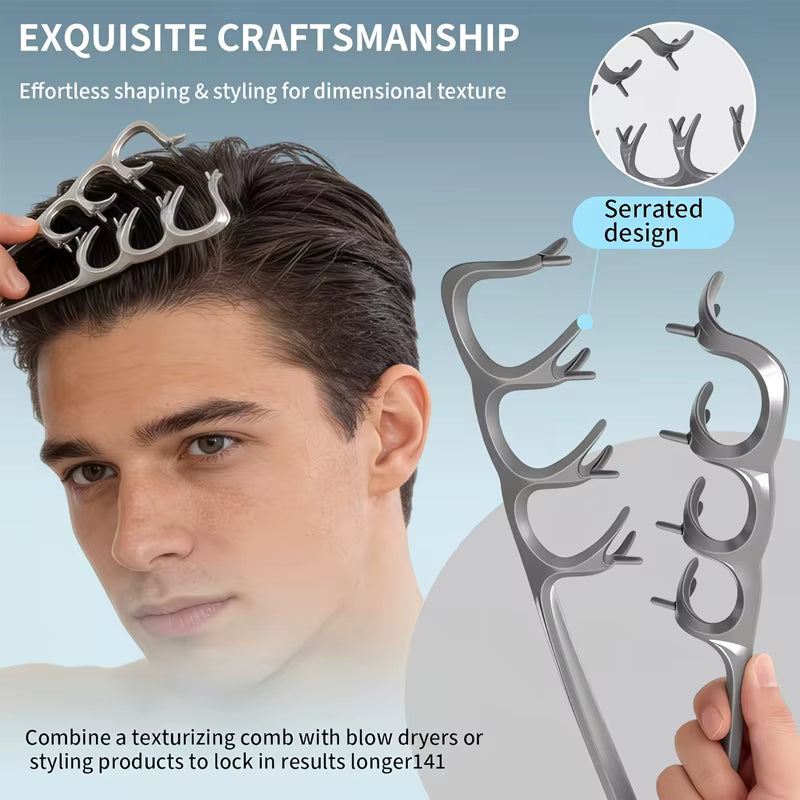 Breitzahniger Nylonkamm für mehr Volumen und zum Entwirren der Haare