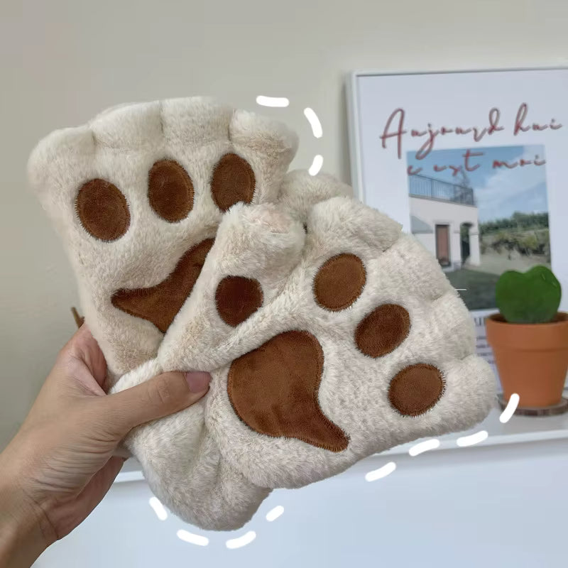 Bequeme weiche fingerlose Pfotenhandschuhe