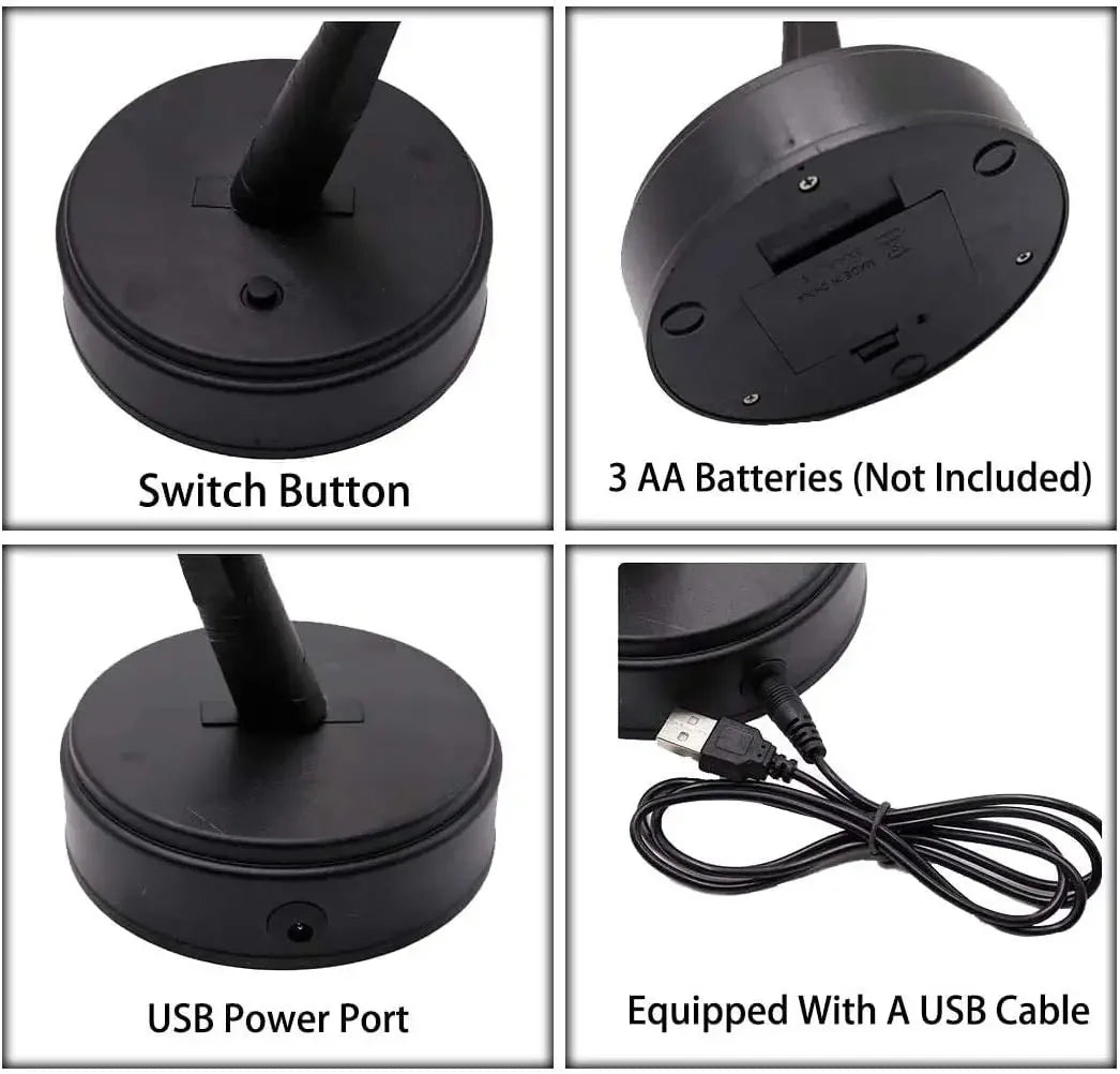 Kirschblüten-Touch-LED-Tischlampe (USB/Batterie)