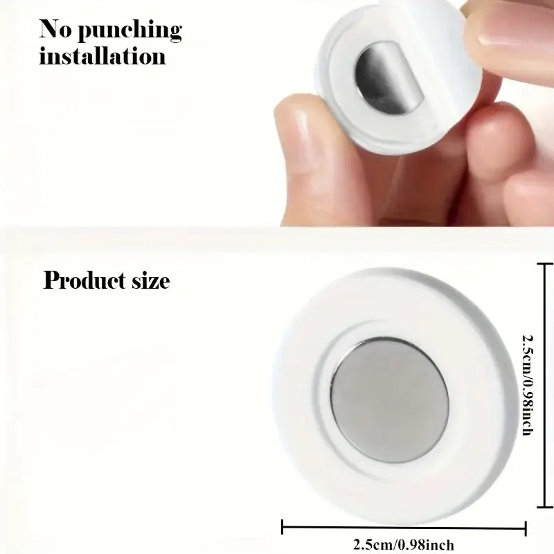 Magnetisk og Skruefri Fjernbetjeningsholder (3-Pak)