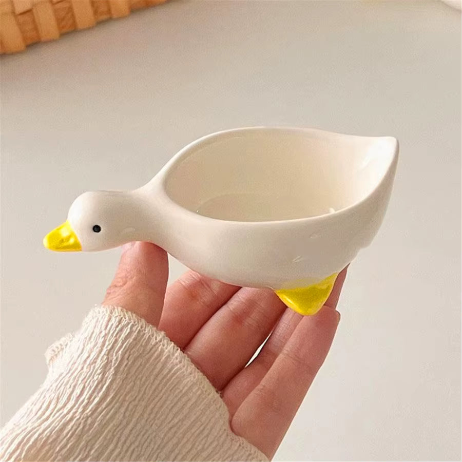 Kompakte Keramikschalen zum Eintauchen von Enten (2er-Set)