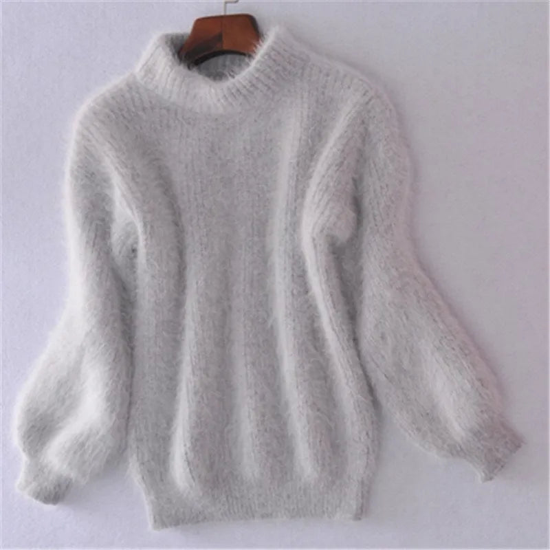 Livia - Pullover im Vintage-Angora-Stil