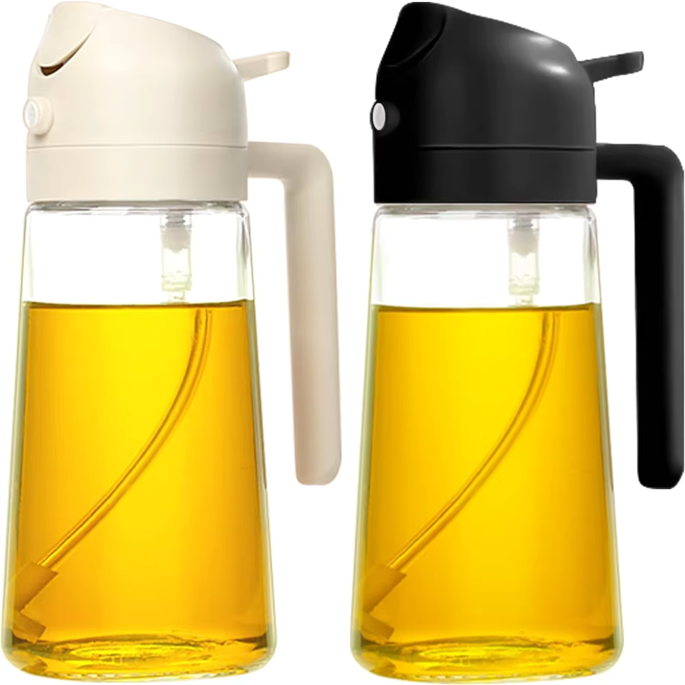 Präziser, lebensmittelechter Glasölzerstäuber (470 ml)