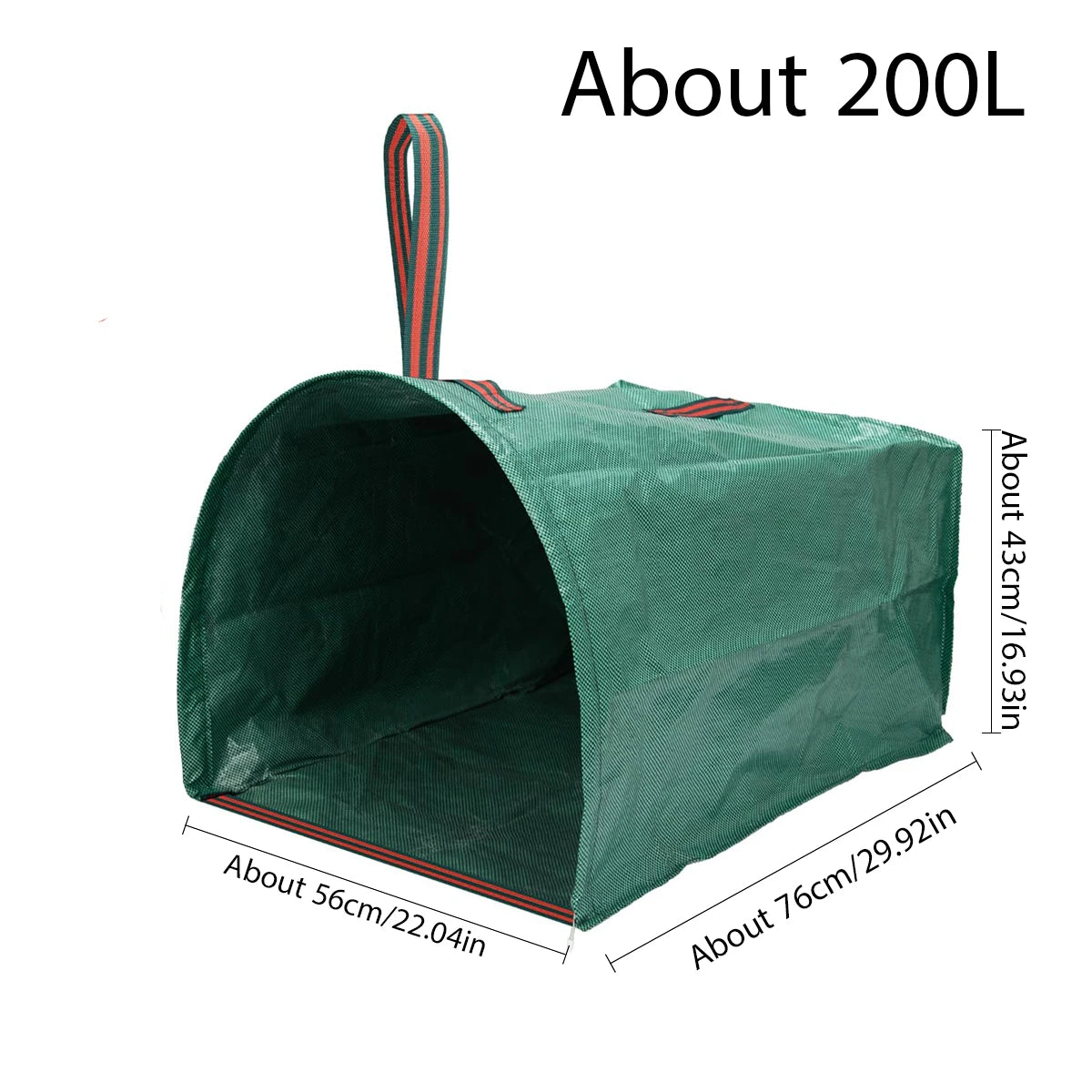 Robuster, faltbarer und wiederverwendbarer Gartensack zum Sammeln von Laub