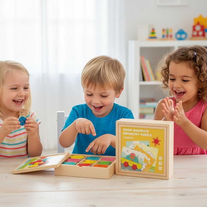 BrainCraft Builders Magnetisches Puzzle — Entfache sofort die Fantasie