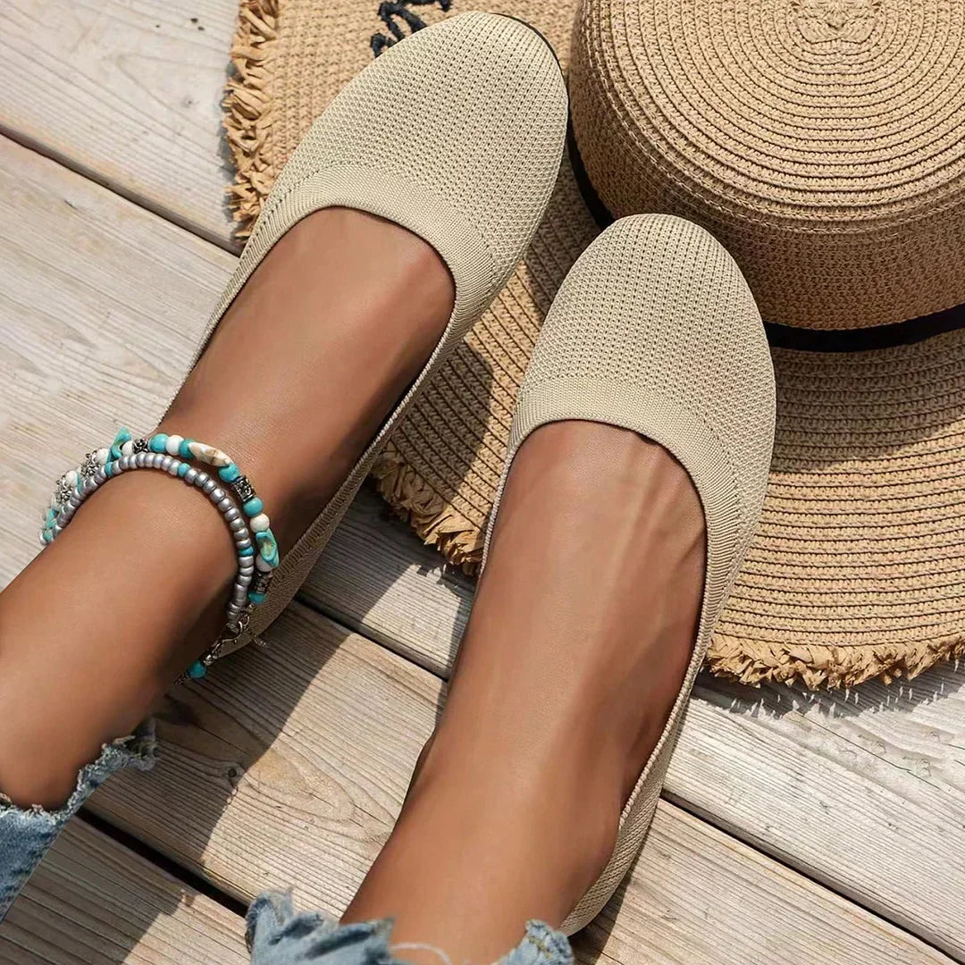 BreezeStep - Atmungsaktive flache Schuhe | Atmungsaktive flache Schuhe für frische Füße
