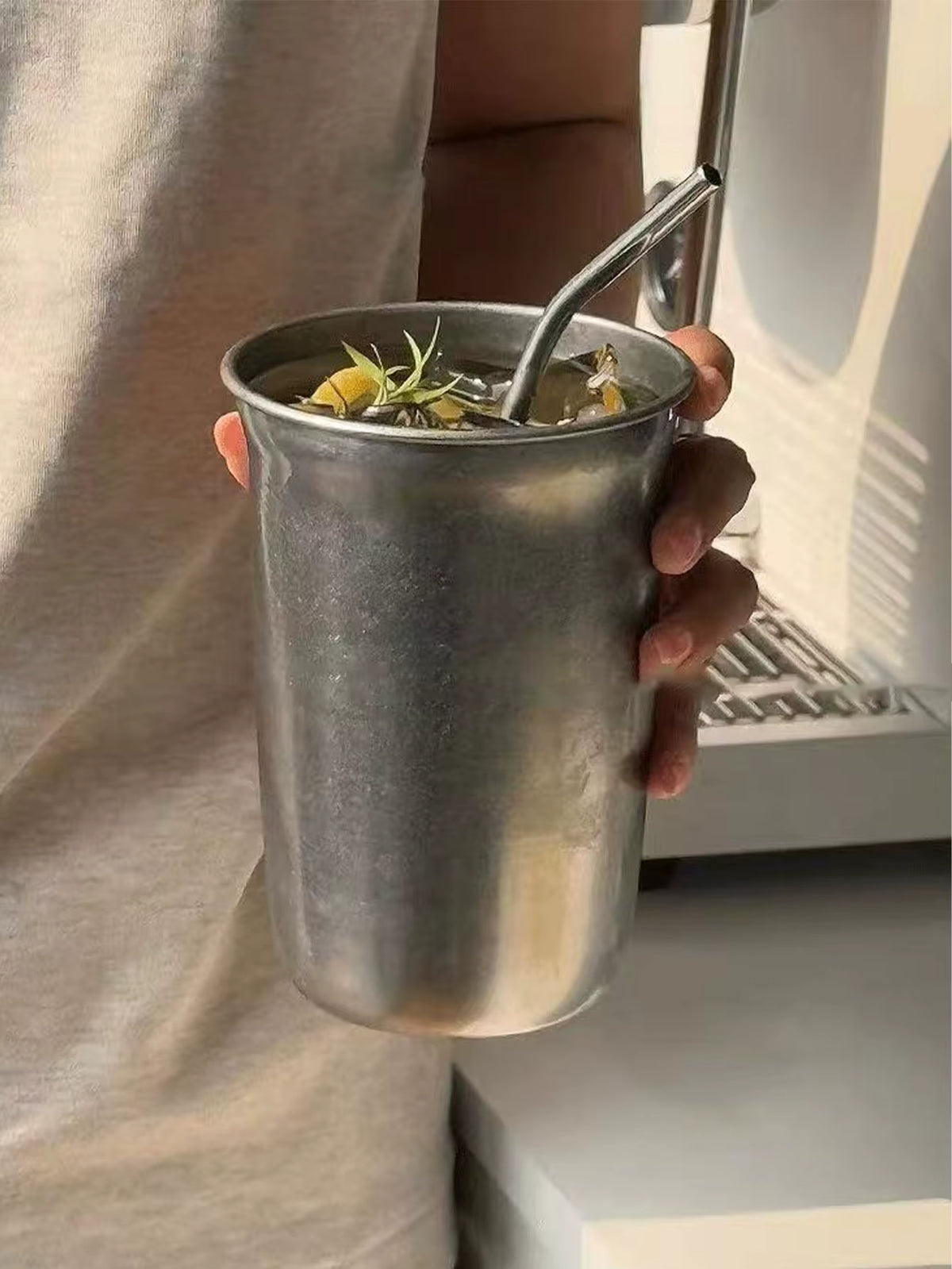 Isolierter Bierkrug aus Edelstahl 304 (groß)
