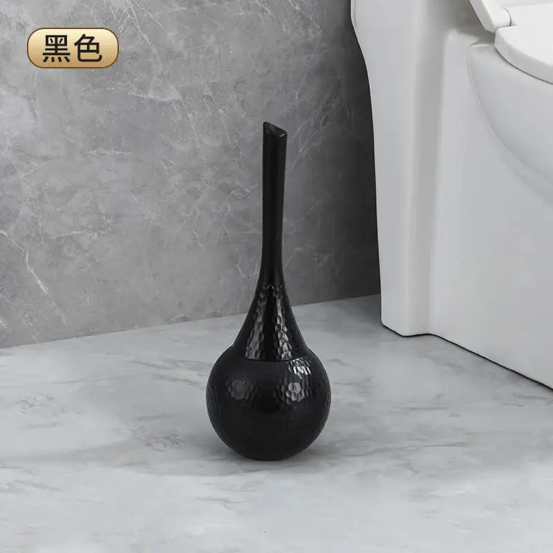 Austauschbare weiche Nylon-Toilettenbürste mit langem Griff (mit Halterung)