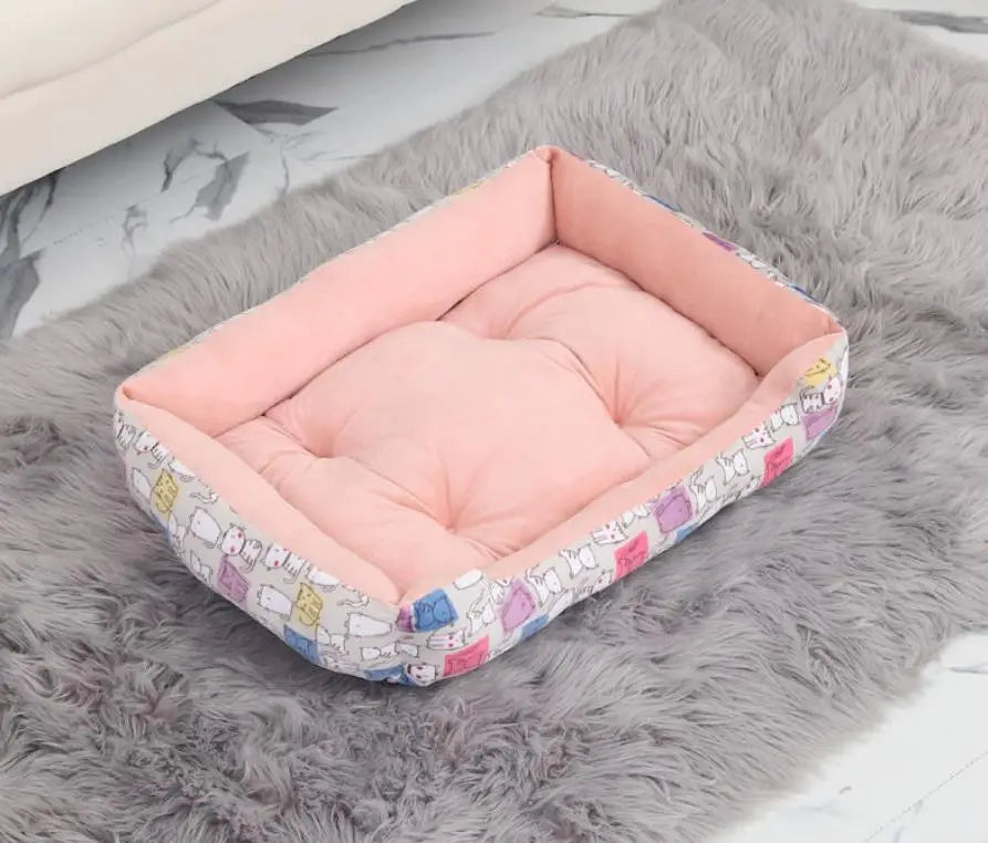 Weiche Rolle Leicht zu Reinigen Hundebett (Verschiedene Größen)