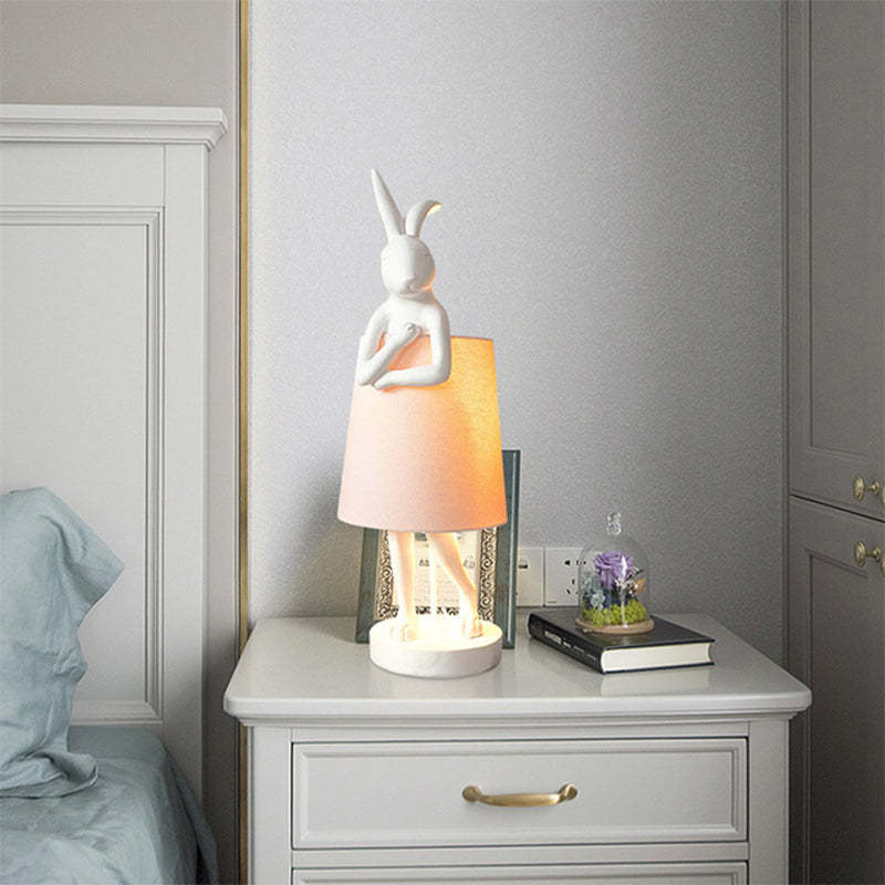Elegant LED Tafellampe i Guld og Hvid – Resin og Metal Design til Stue og Soveværelse, Dæmpbar og Energibesparende-3