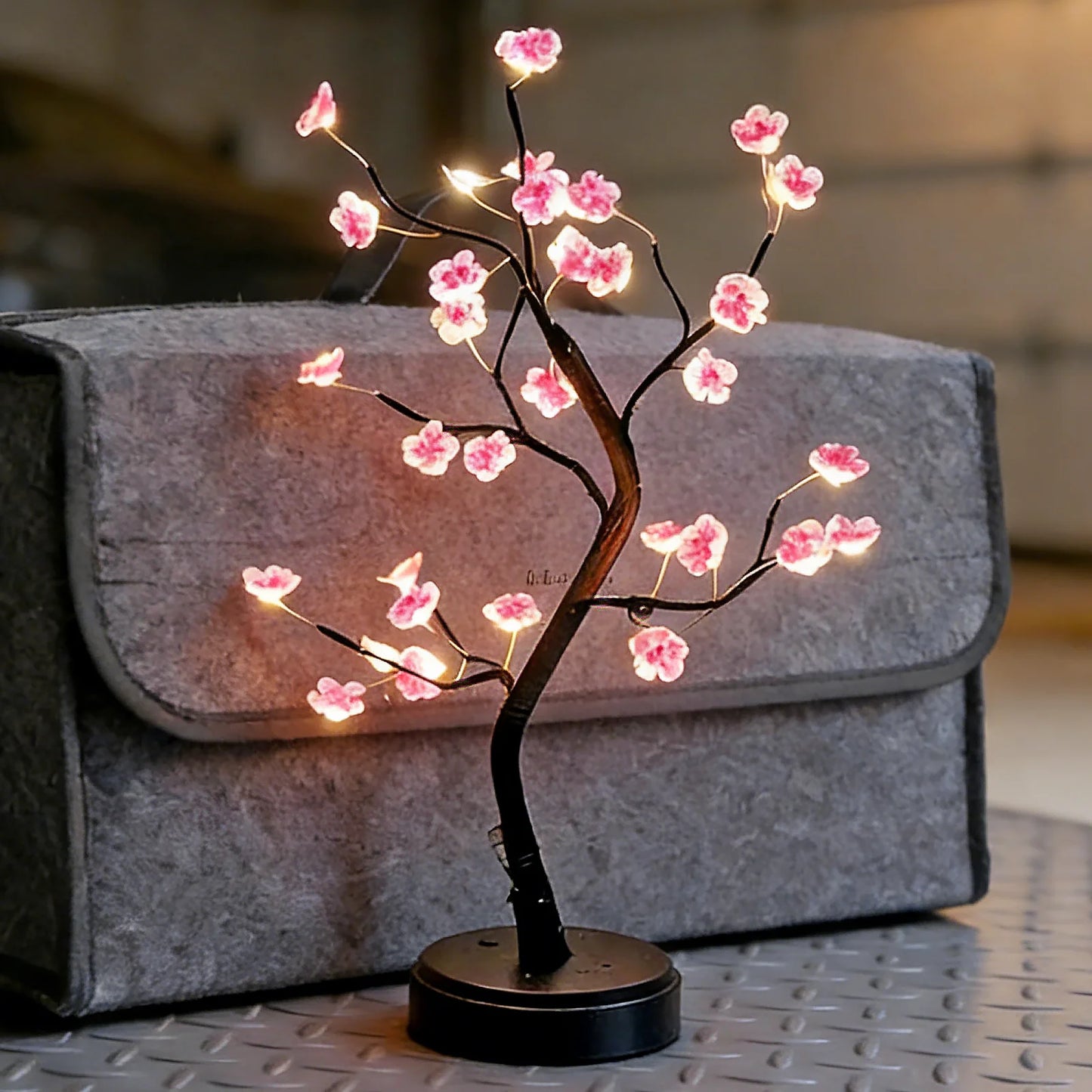Kirschblüten-Touch-LED-Tischlampe (USB/Batterie)