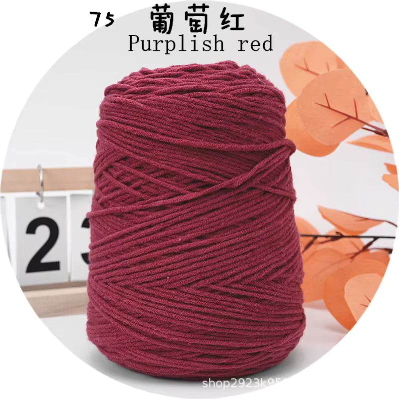 Holdbar 8-trådet flerfarvet tufting garn (400g)