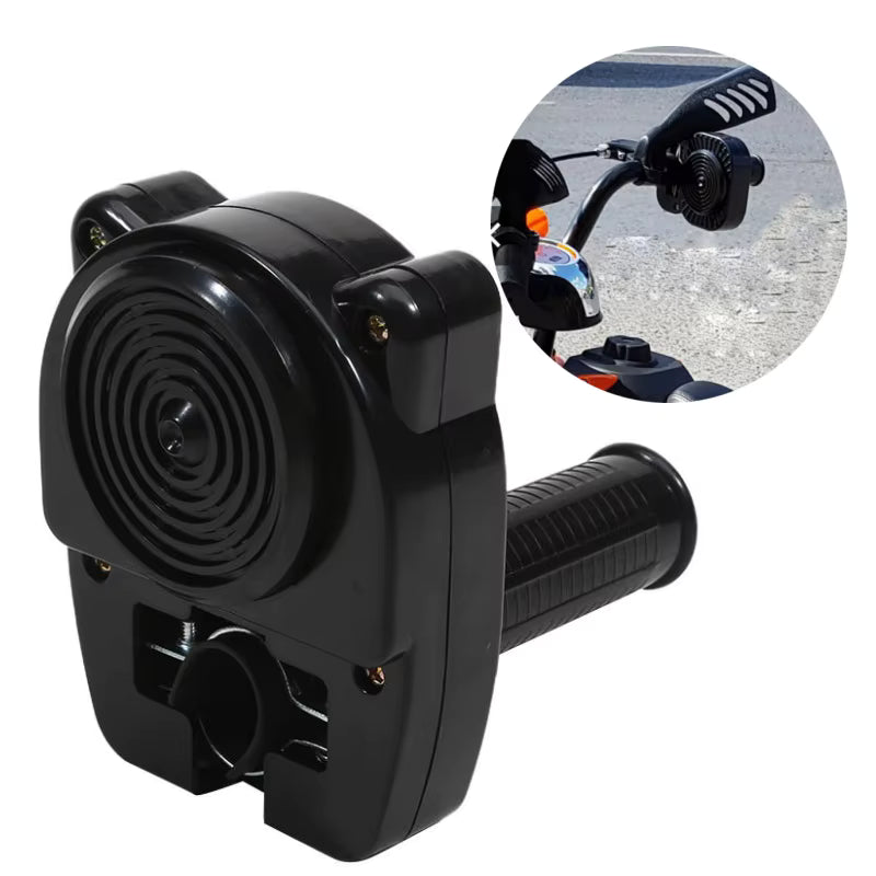 Realistisches Motorrad-Style-Fahrradhorn (batteriefrei)