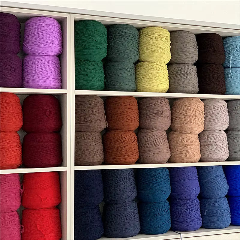 Holdbar 8-trådet flerfarvet tufting garn (400g)