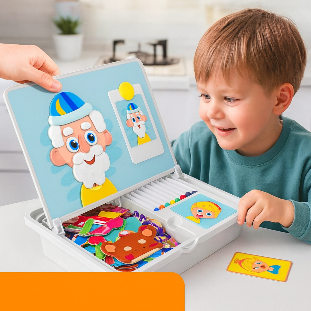 SparkFace Magnetisk Puslespil — Inspirer Glædelig Fantasi