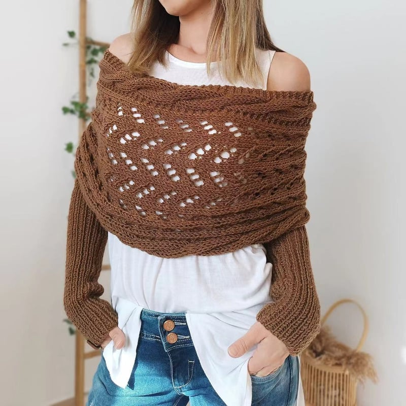 CozyKnit - Bequemes Strickschal | Vielseitige Eleganz für jeden Anlass