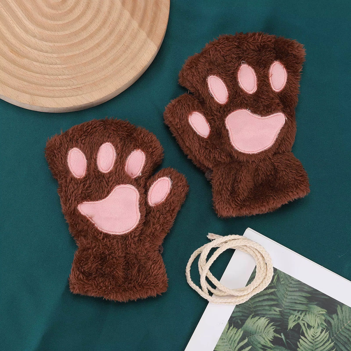Bequeme weiche fingerlose Pfotenhandschuhe