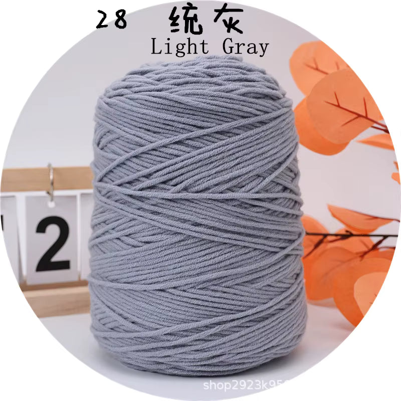 Holdbar 8-trådet flerfarvet tufting garn (400g)