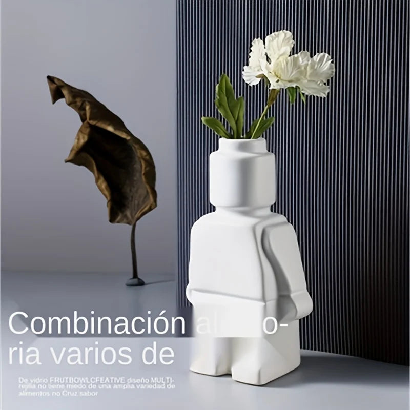Elegant nordisk keramisk robotvase