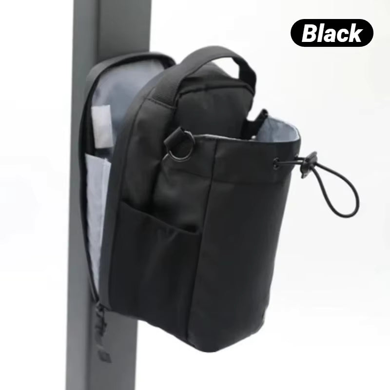 Fitness-Tasche mit starkem Magnetverschluss, großem Fassungsvermögen (Handyfach und Flaschenhalter)