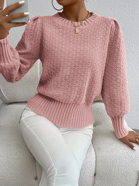 Zola - Eleganter Strickpullover mit Diamantmuster