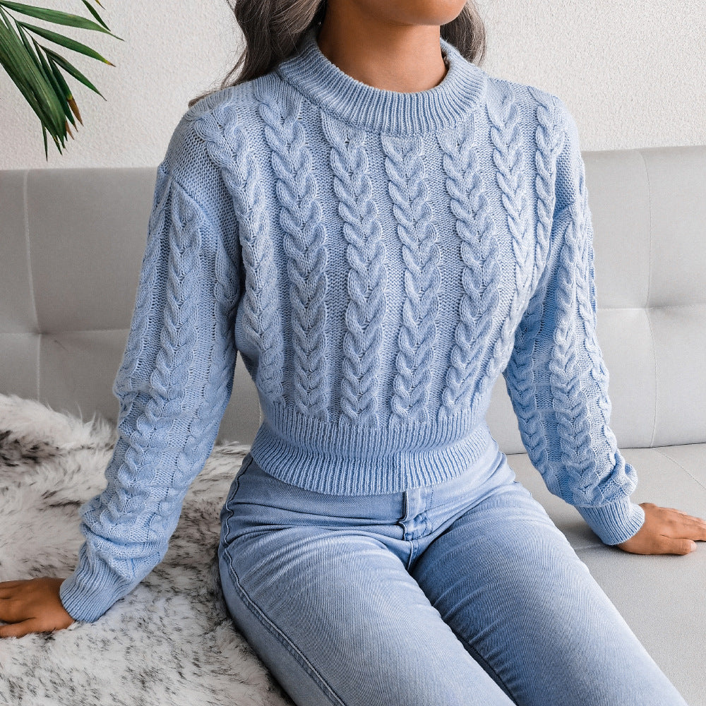 Athena - Schicker einfarbiger Pullover | Eleganz und Komfort