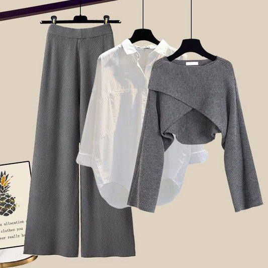 FlexiFit - Bequemes, weiches dreiteiliges Set mit langen Ärmeln