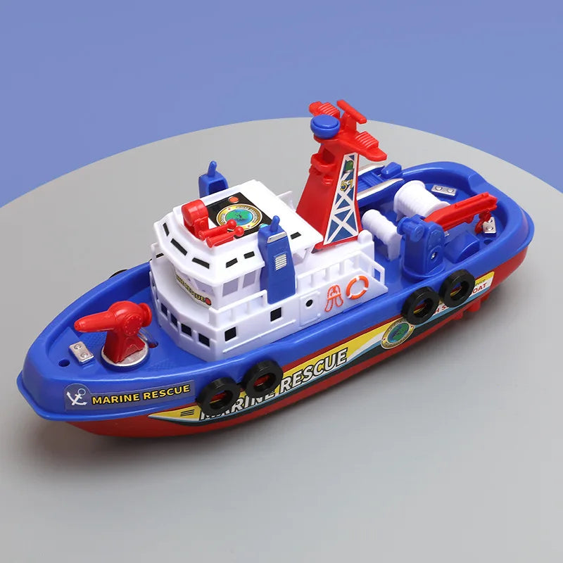 RescueSplash - Rettung und Spiel mit beleuchtetem Feuerwehrboot als Bade-Spielzeug
