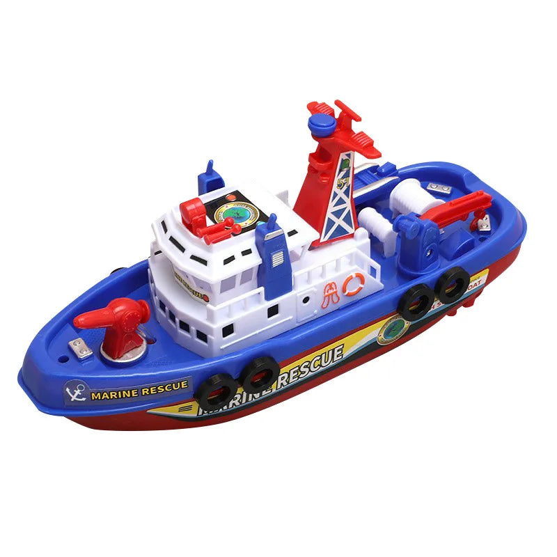 RescueSplash - Rettung und Spiel mit beleuchtetem Feuerwehrboot als Bade-Spielzeug