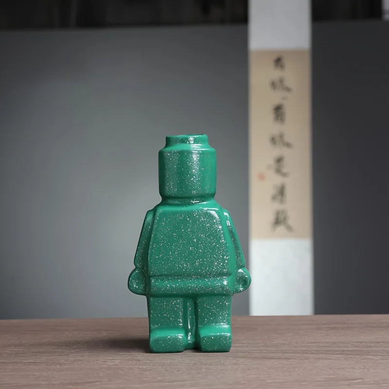 Elegant nordisk keramisk robotvase