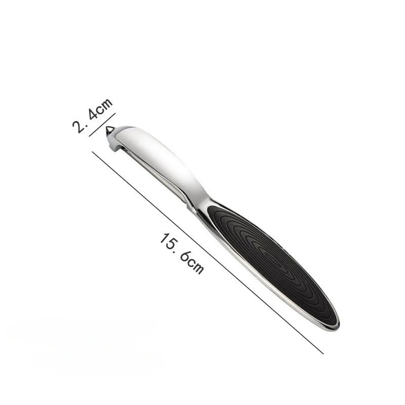 Ergonomischer, drehbarer Gemüseschäler aus Edelstahl