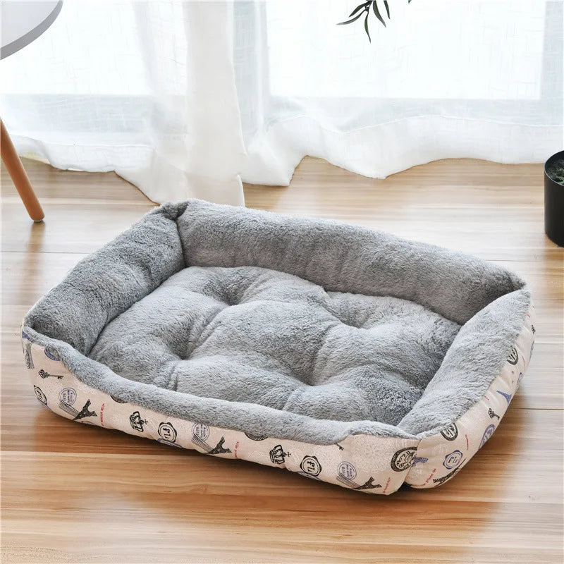 Weiche Rolle Leicht zu Reinigen Hundebett (Verschiedene Größen)